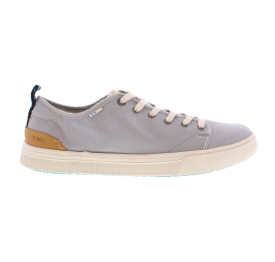 TOMS Women s TRVL LITE Low Drizzle Grey Canvas Sneakers