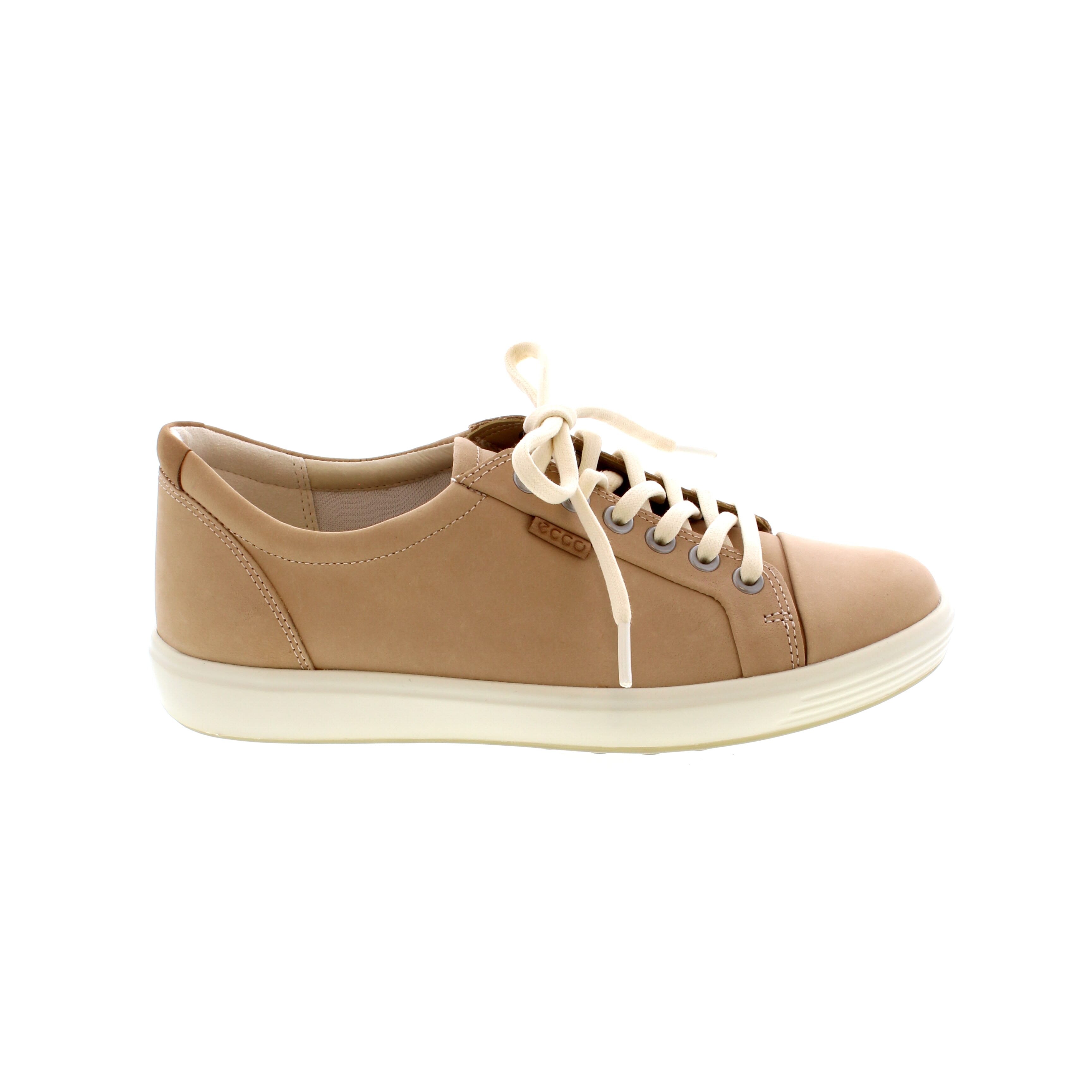 ECCO Soft 7 Sneaker 430003 Powder Nude Sole City Shoes