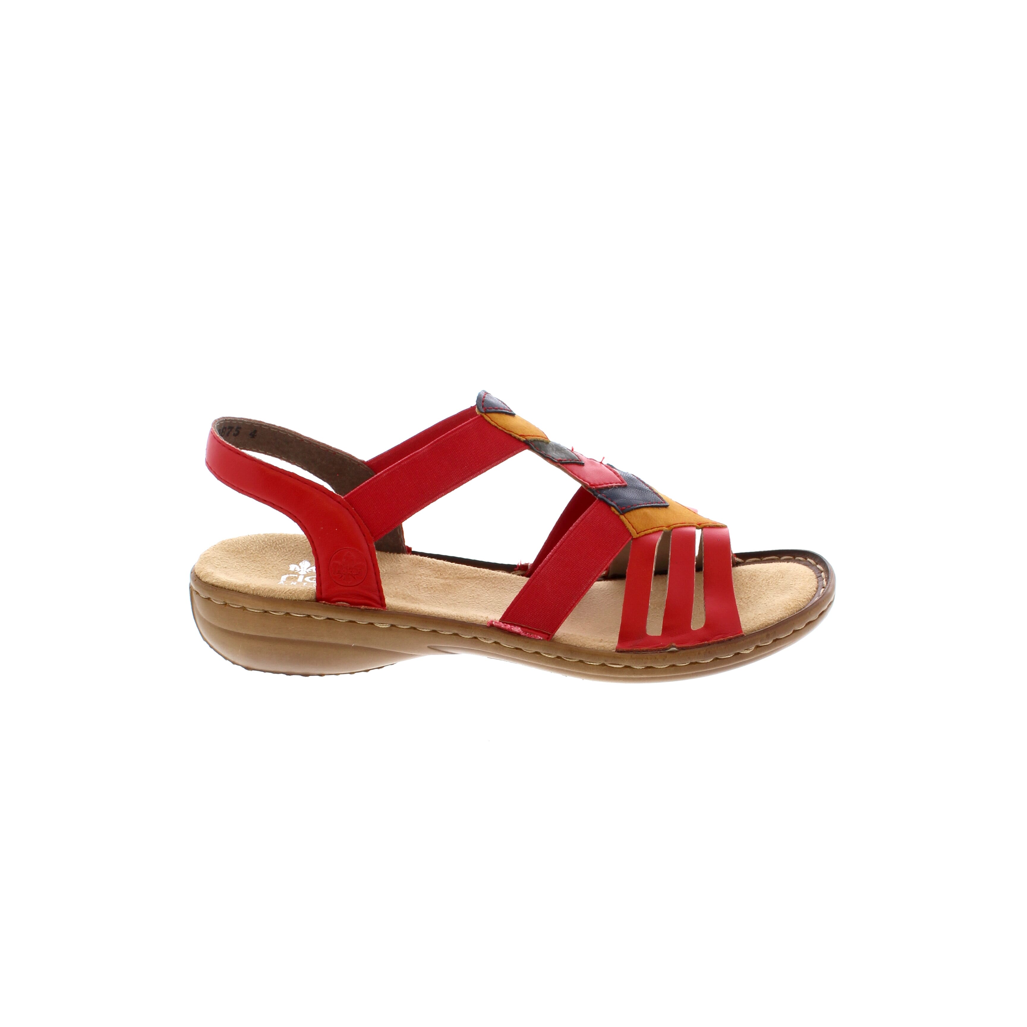 Rieker store red sandals