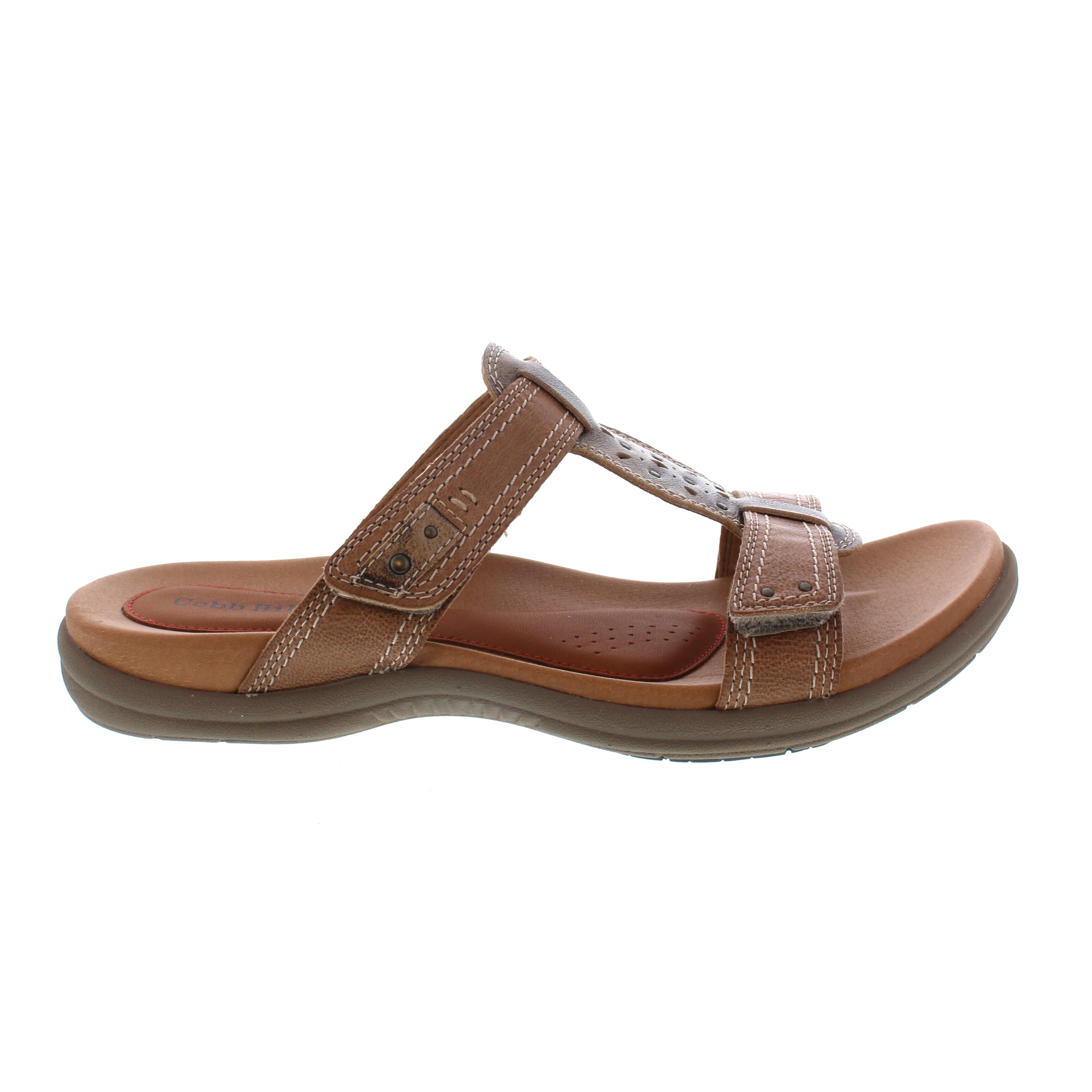 Cobb Hill Rubey Perfslide Taupe Multi Leather Sole City Shoes