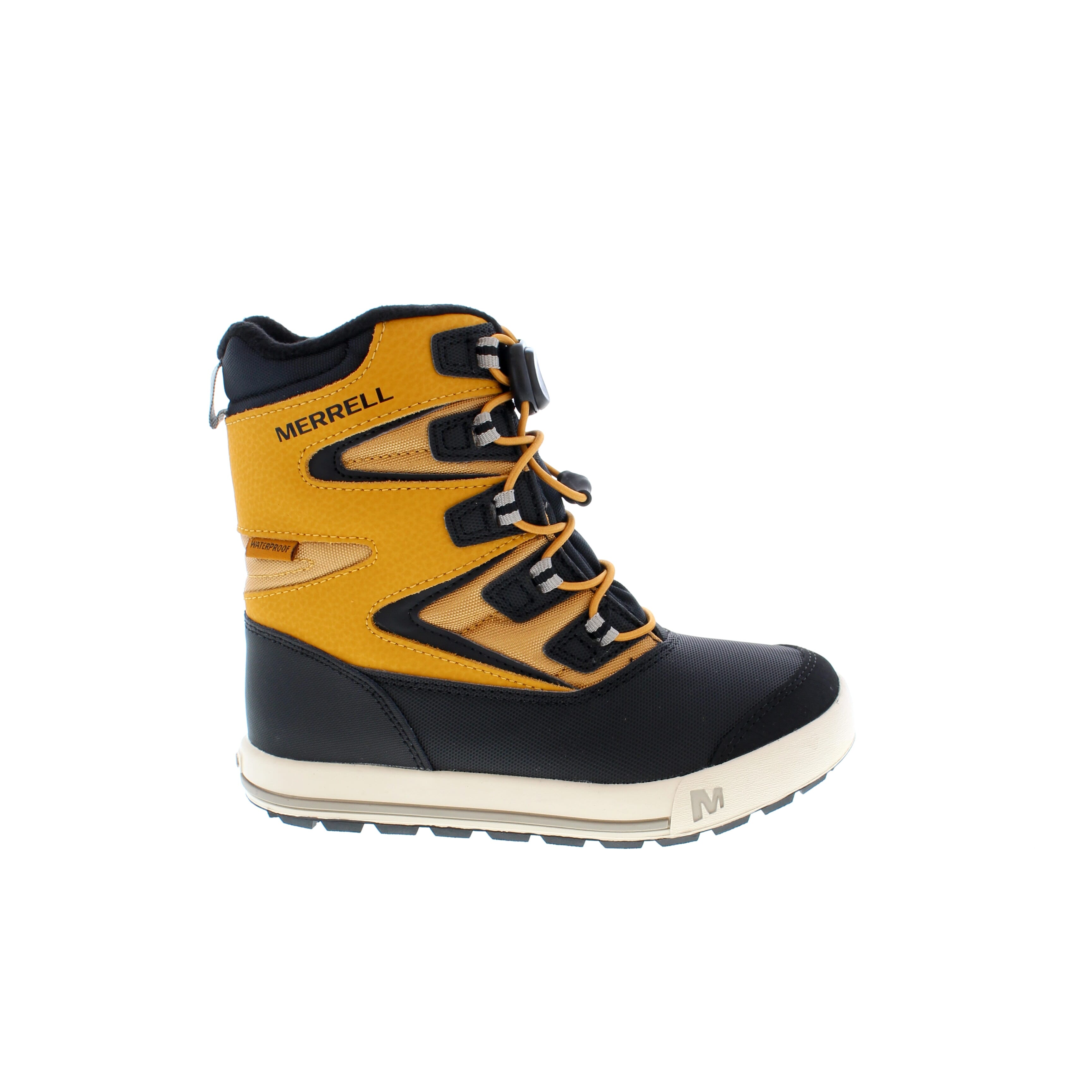 Merrell Kids Snow Bank 3.0 Waterproof Tan Sole City Shoes