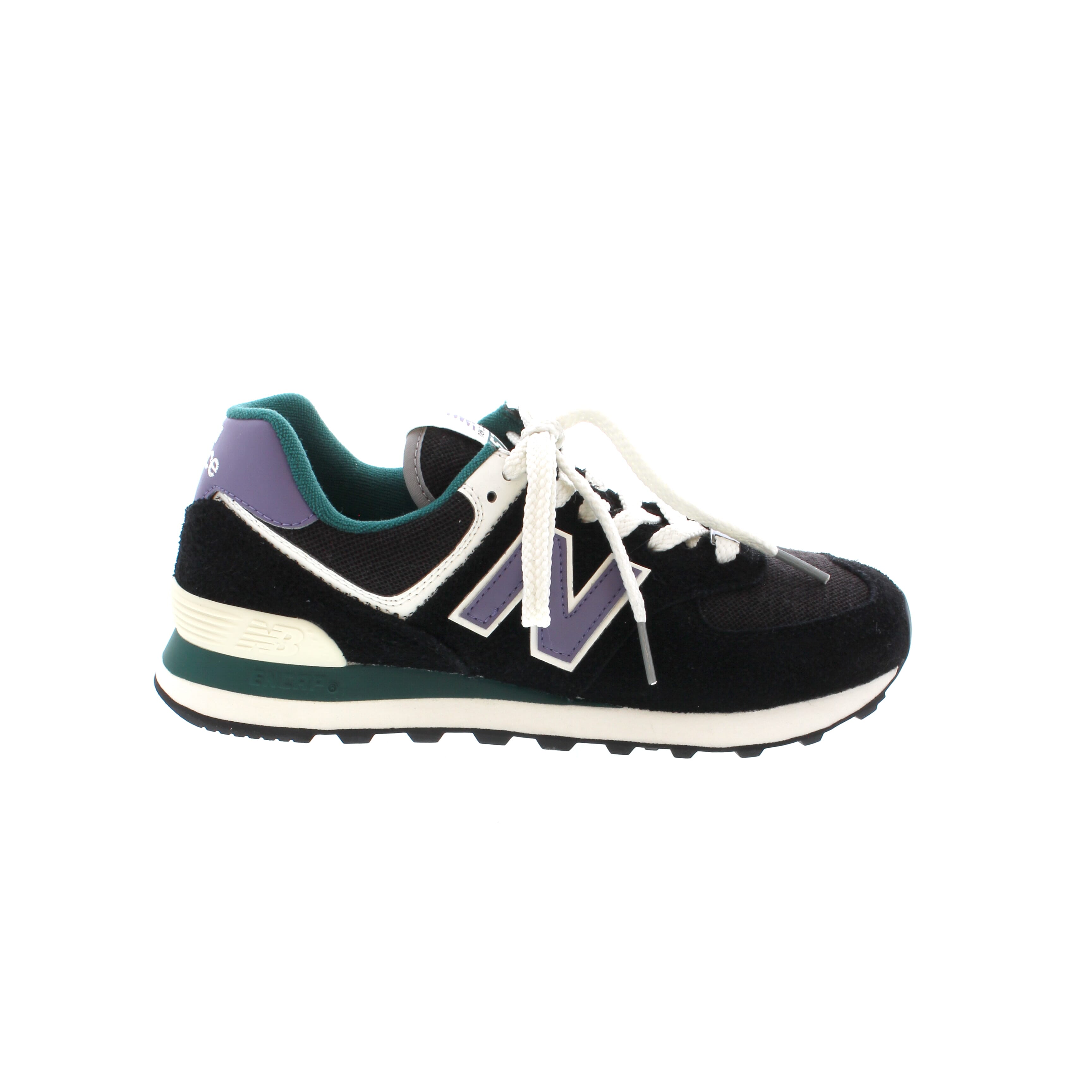 New Balance 574 Black Blue Sole City Shoes